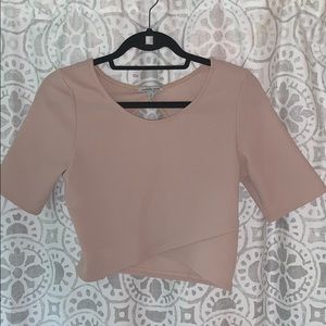 Tan crop top